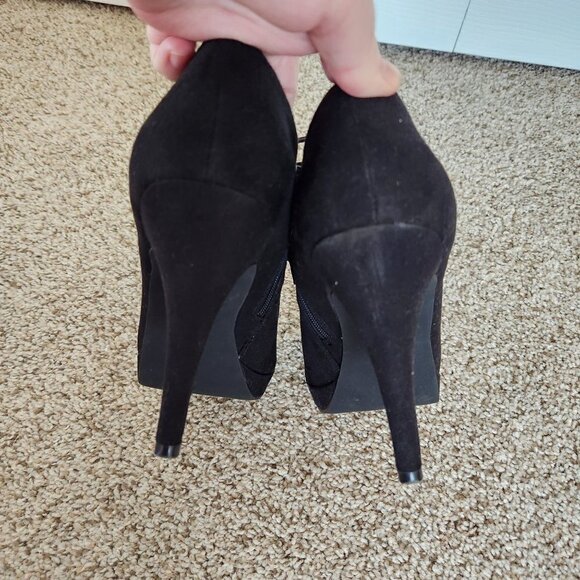 Impo Prince Black Lace Up Heels - Picture 4 of 9